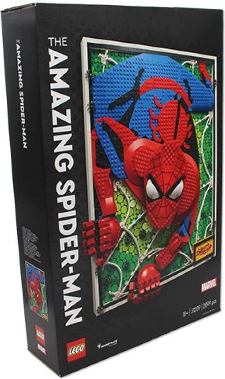 Set ndërtimi LEGO Art, LEGO, 31209 The Amazing Spider-Man, 2099 pjesë, 18+