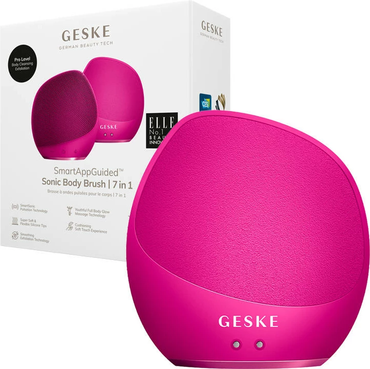 Brushë trupi sonike Geske GK000706MG01 7-në-1, magenta