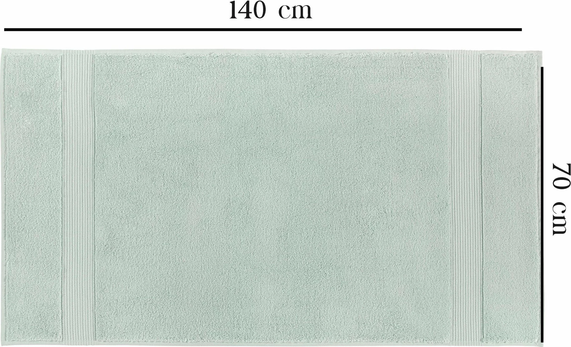 Peshqir banje Mijölnir, Chicago Bath, 70x140 cm, ngjyrë jeshile deti