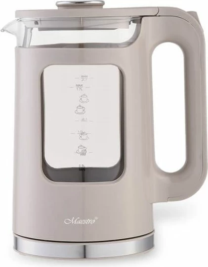 Çajnik elektrik MAESTRO MR-065, bezhë, 1.7L