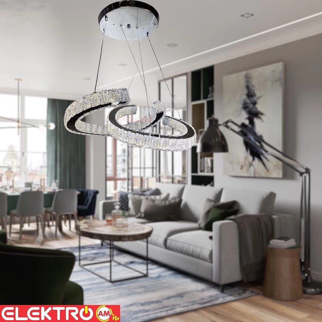 Abazhur LED kristal i varur H04