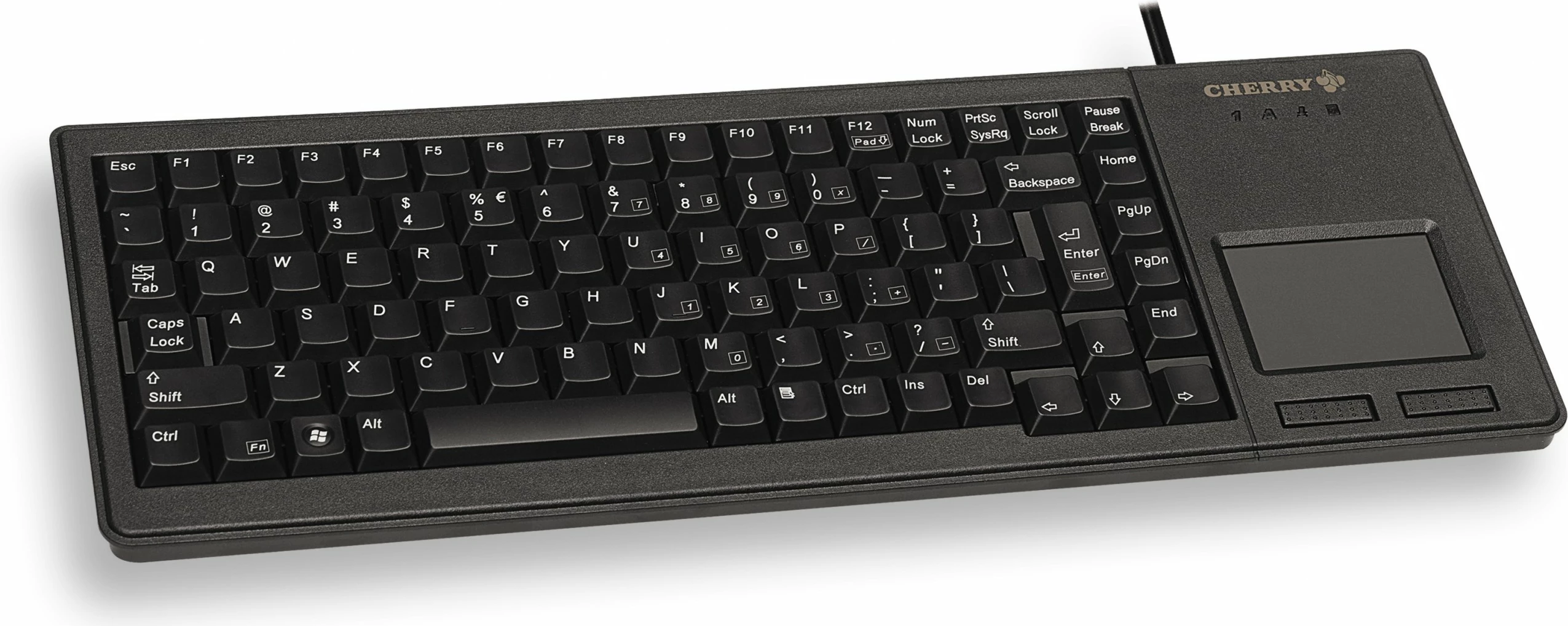 Tastierë Cherry XS G84-5500, Touchpad, USB, e zezë