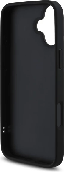 Mbështjellës Guess Quilted Metal për iPhone 16 Plus, 6.7", i zi