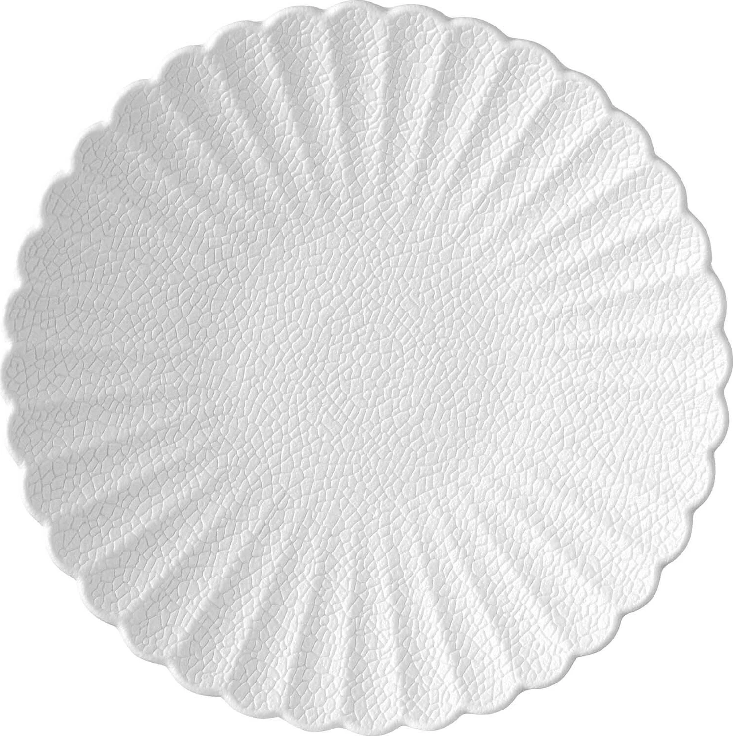 Pjatë dekorative Fine Dine Fizz 270 mm, e bardhë, set 3 copë