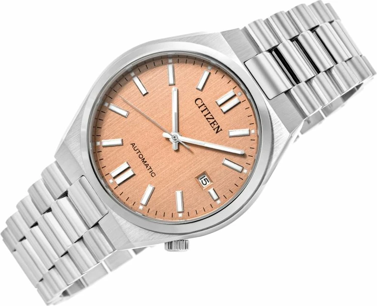 Orë dore për meshkuj CITIZEN Tsuyosa NJ0159-86Z, kafe, me kuti