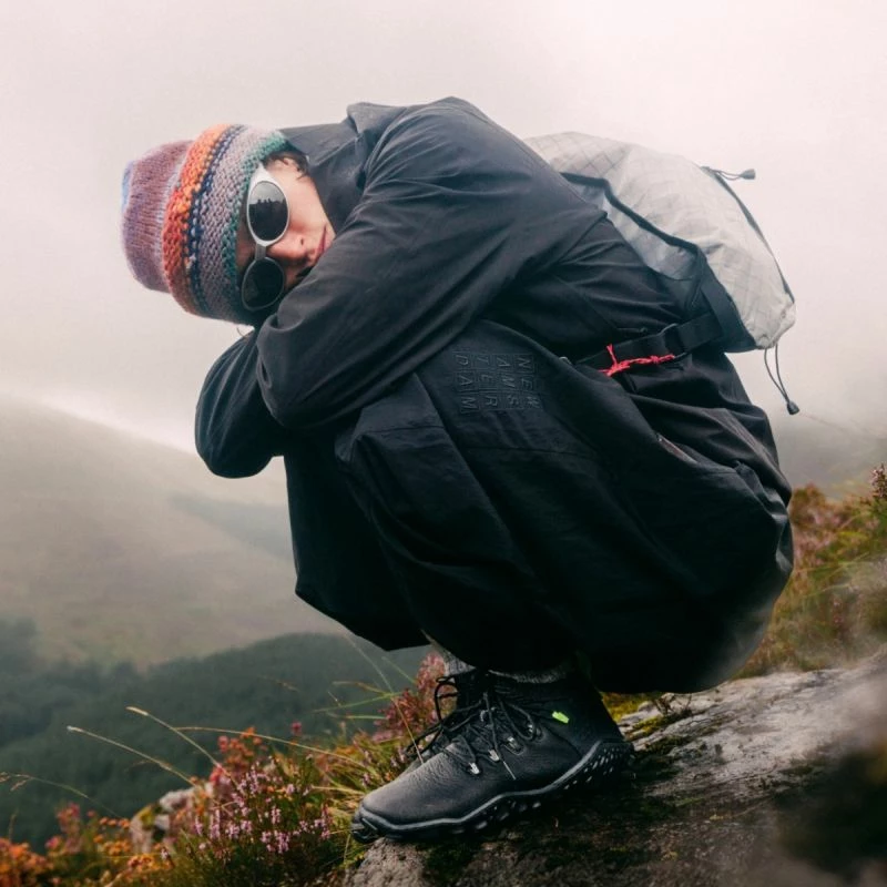 Atlete hiking për femra Vivobarefoot, të zeza