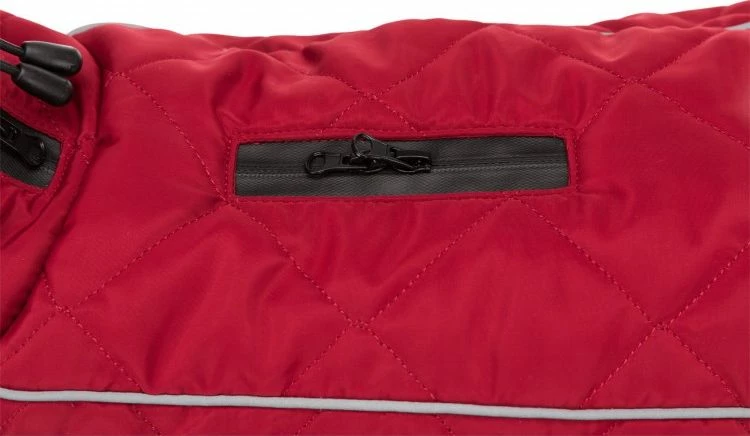 Pallto për qen Trixie Minot L 55 cm (60–83 cm) e kuqe