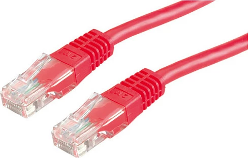 Kabllo rrjeti VALUE Cat.6 UTP RJ-45, 1 m, e kuqe