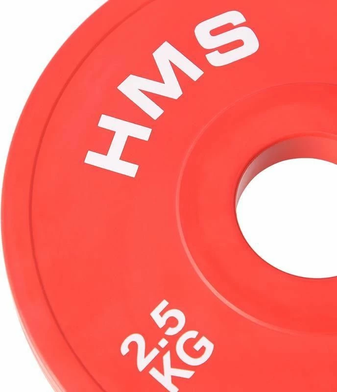 Disqe olimpike HMS CBRS25 2x2.5kg, të kuqe