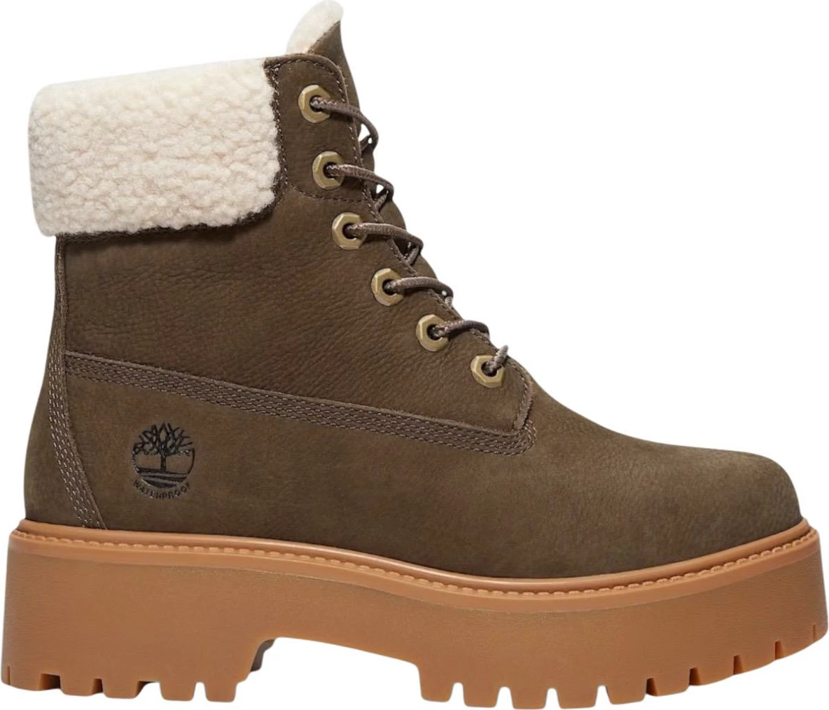Çizme për femra Timberland Mid Warm Waterproof Boot TB0A2PU6754, kafe e errët
