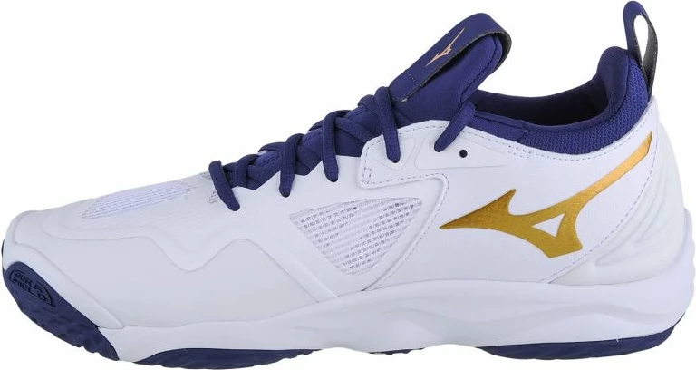 Atlete për meshkuj Mizuno Wave Momentum 3, të bardhë me blu deti [Madhësia: 41]