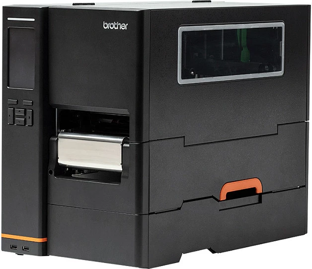 Printer etiketash industrial Brother TJ-4522TN, Direct Thermal/Thermal Transfer, 300x300 DPI, 305 mm/s, Ethernet/USB, i zi