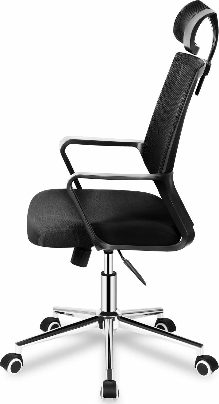 Karrige zyre ergonomike Huzaro Manager 2.1, Mesh HD, me rrota, max 130 kg, e zezë