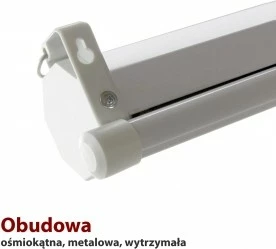 Ekran elektrik për projeksion ART EL F119 16:9, 119 inç, 264x147cm, me telekomandë