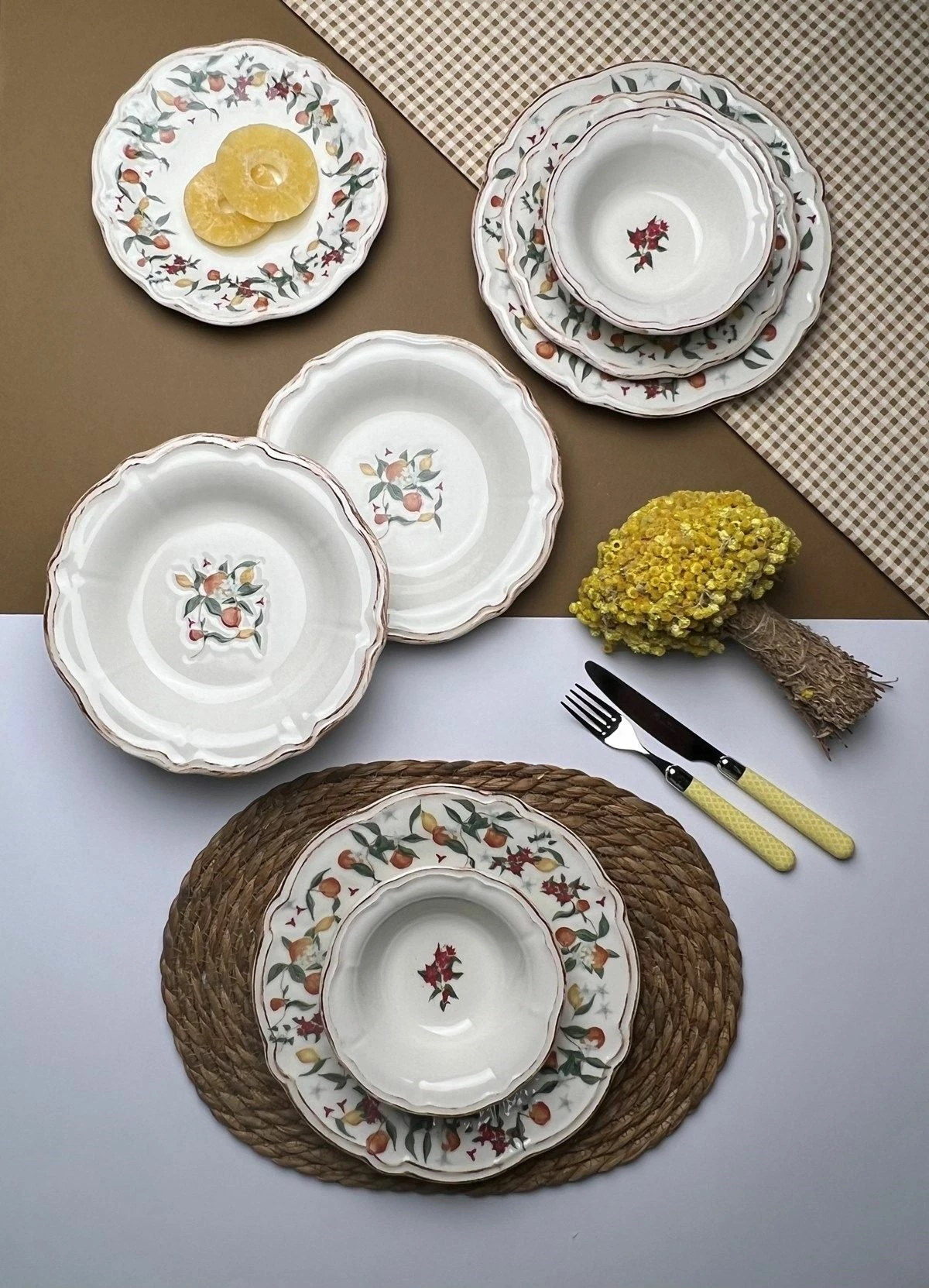 Set enësh për drekë (24 copë), Hermia Concept, FLY24YKPRS992