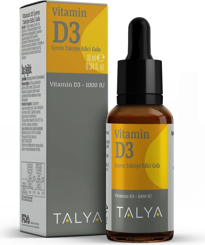 Vitamin D3 liquid drops 10 ml