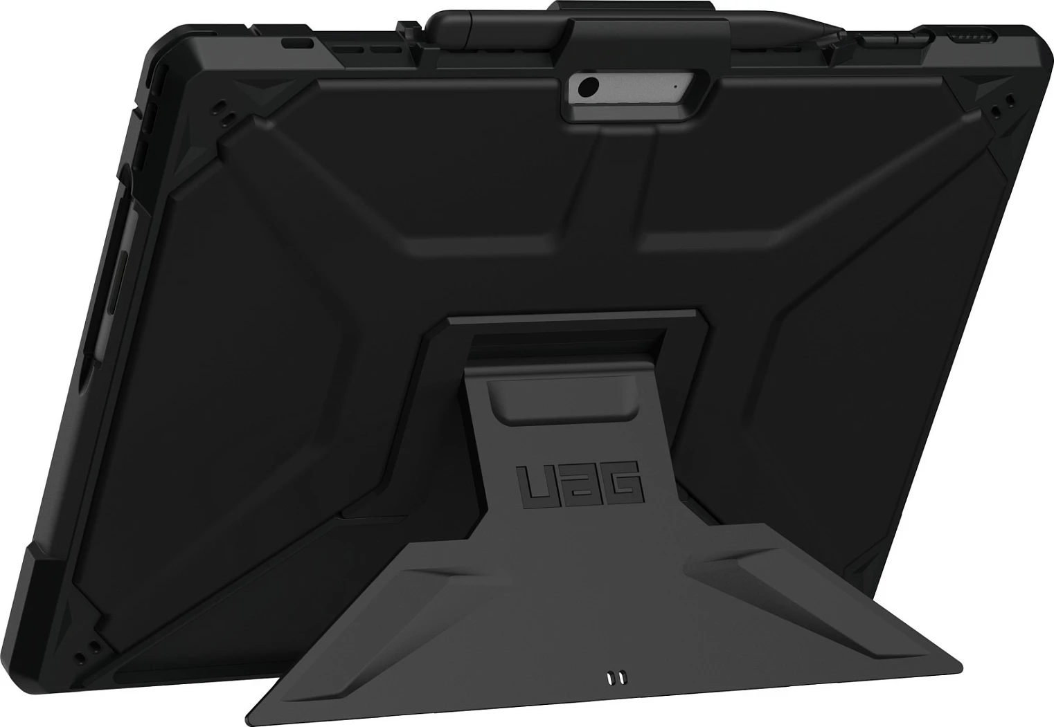 Mbështjellës rugged Urban Armor Gear Metropolis SE për Microsoft Surface Pro 9/10/11 13", me stand dhe pen loop, i zi