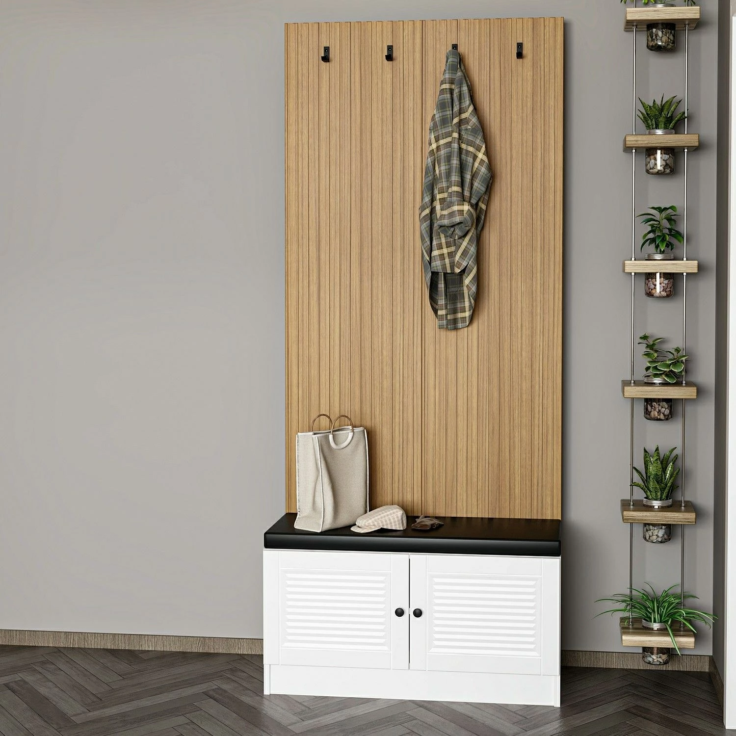 Stendë korridori Skye Decor, Noah, e bardhë, 90x210x35cm