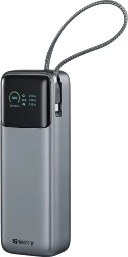 Powerbank Sandberg All-in1 421-30 20000 mAh PD 130W, gri