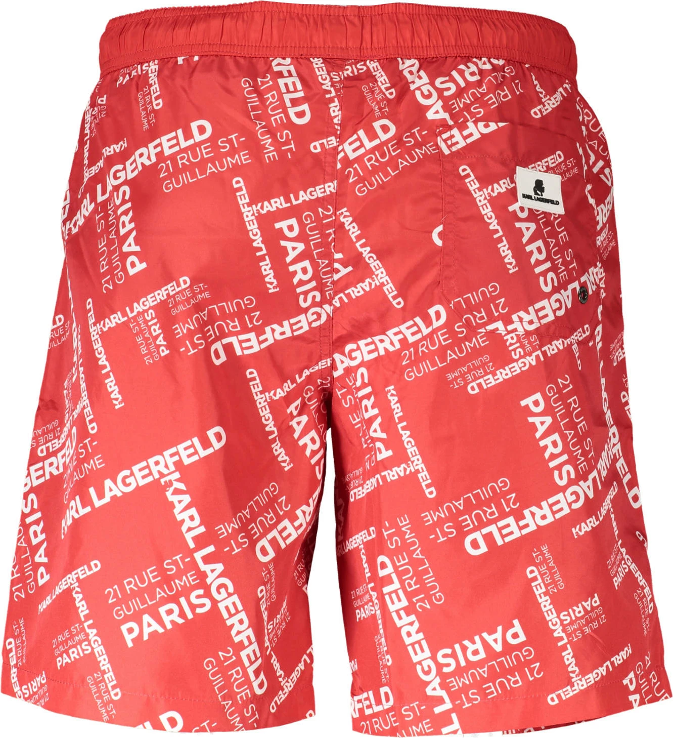 Shorce plazhi për meshkuj KARL LAGERFELD BEACHWEAR, të kuqe [Madhësia: M]