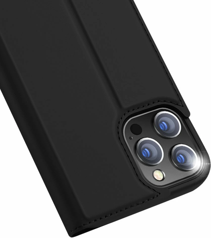 Mbështjellës Dux Ducis Skin Pro Bookcase për iPhone 13 Pro Max, e zezë