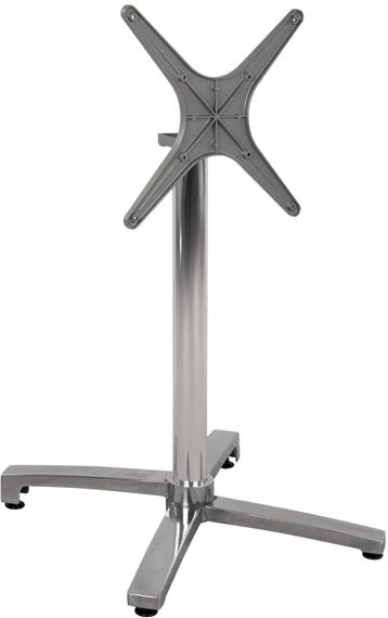 Bazë alumini e palosshme, kromuar, 69x69x73-92cm, me kryq 48x48, FH459.03