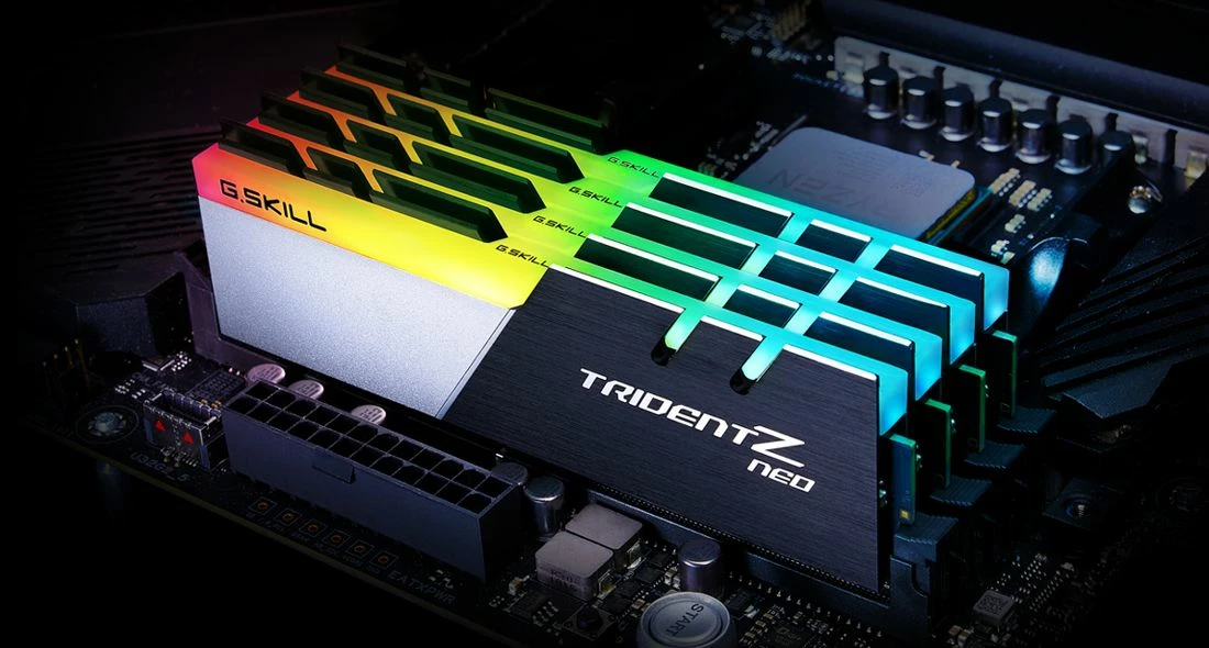 RAM Memorje G.Skill Trident Z Neo F4-3600C16D-32GTZNC 32GB (2x16GB) DDR4 3600MHz CL16 RGB, zi/argjend