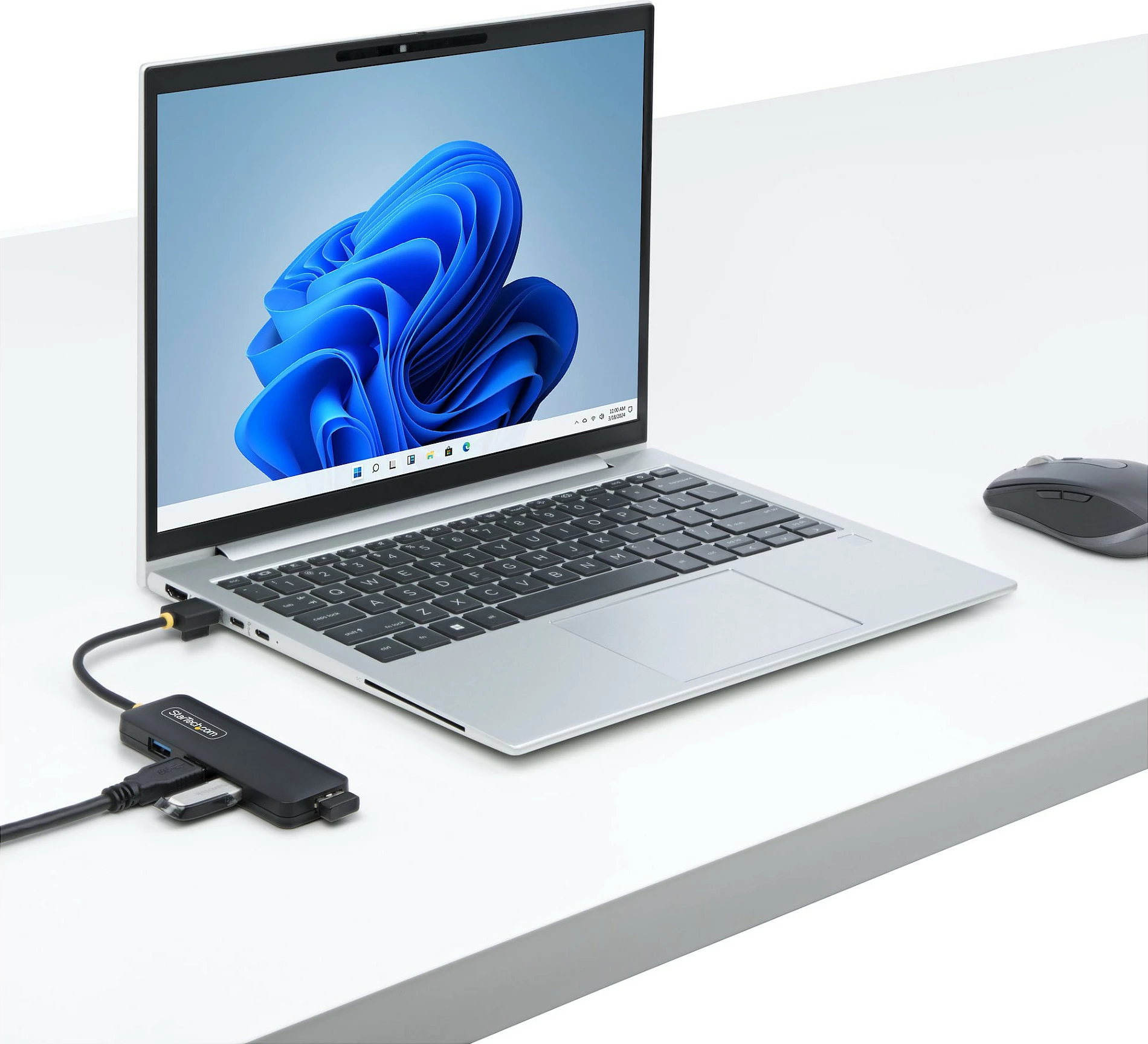 USB Hub StarTech 4-Port USB-A, USB 3.2 Gen 1, 5Gbps, bus-powered, i zi