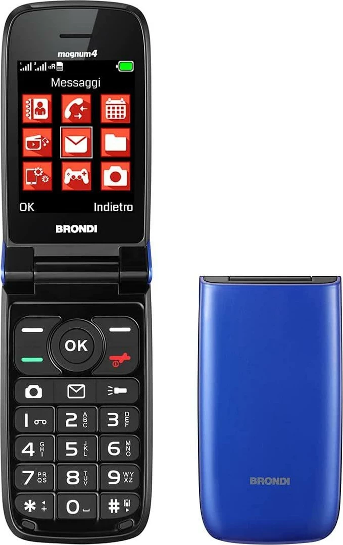 Celular Brondi Magnum 4 Blu DS, ngjyrë blu