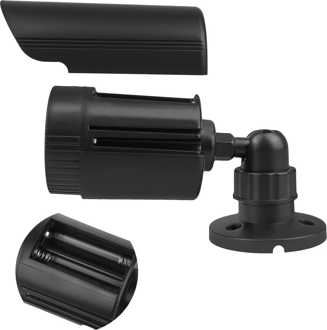 Kamerë atrape tubulare CEE IR1800 B, LED IR me dritë që pulson, IP44, 2xAA, ABS, e zezë