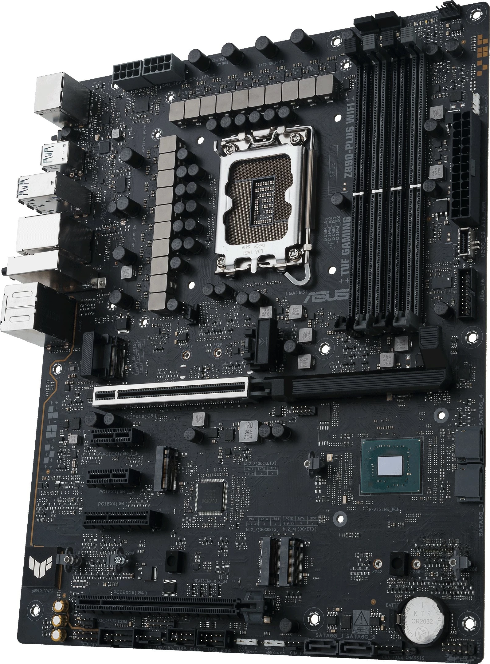 Pllakë amë ASUS TUF GAMING Z890-PLUS WIFI, Intel, LGA 1851, DDR5, 192 GB