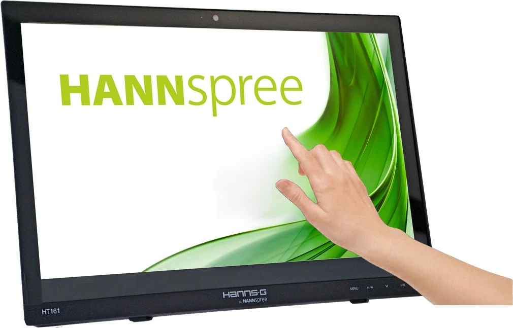 Monitor touchscreen Hannspree HT161HNB 15.6 inch HD LED, 10-pik touch, zi