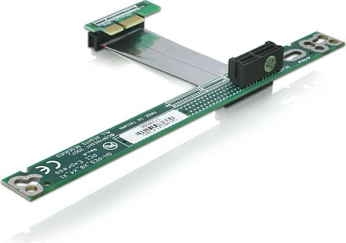 Adapter riser PCI Express x1 DeLOCK, kabllo fleksibile 7 cm