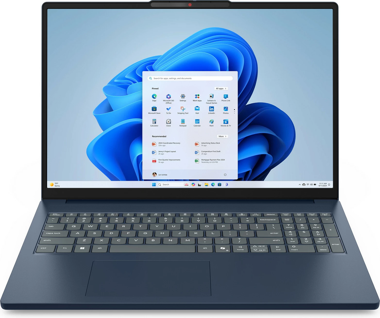 Laptop Lenovo IdeaPad 3 Slim, i5-13420H, 16GB RAM, 1TB SSD, 16 inç WUXGA, FreeDOS, Cosmic Blue