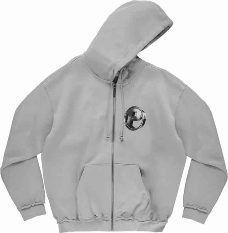 Duks me kapuç Prosto P Rim Zip Hoodie KL261MSWE2121, gri