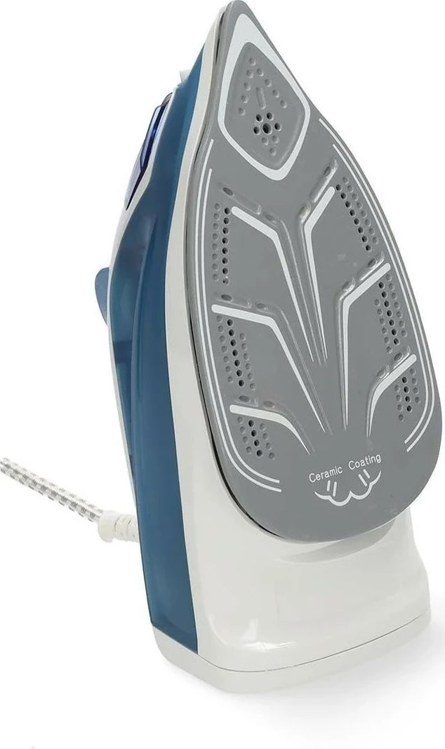 Hekur me avull Nedis IRON500, 2000W, pllaka qeramike, blu