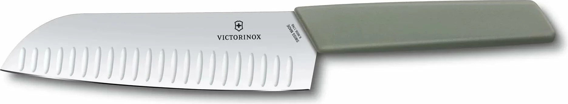 Thikë kuzhine Victorinox Swiss Modern, 17cm e drejtë, e zezë