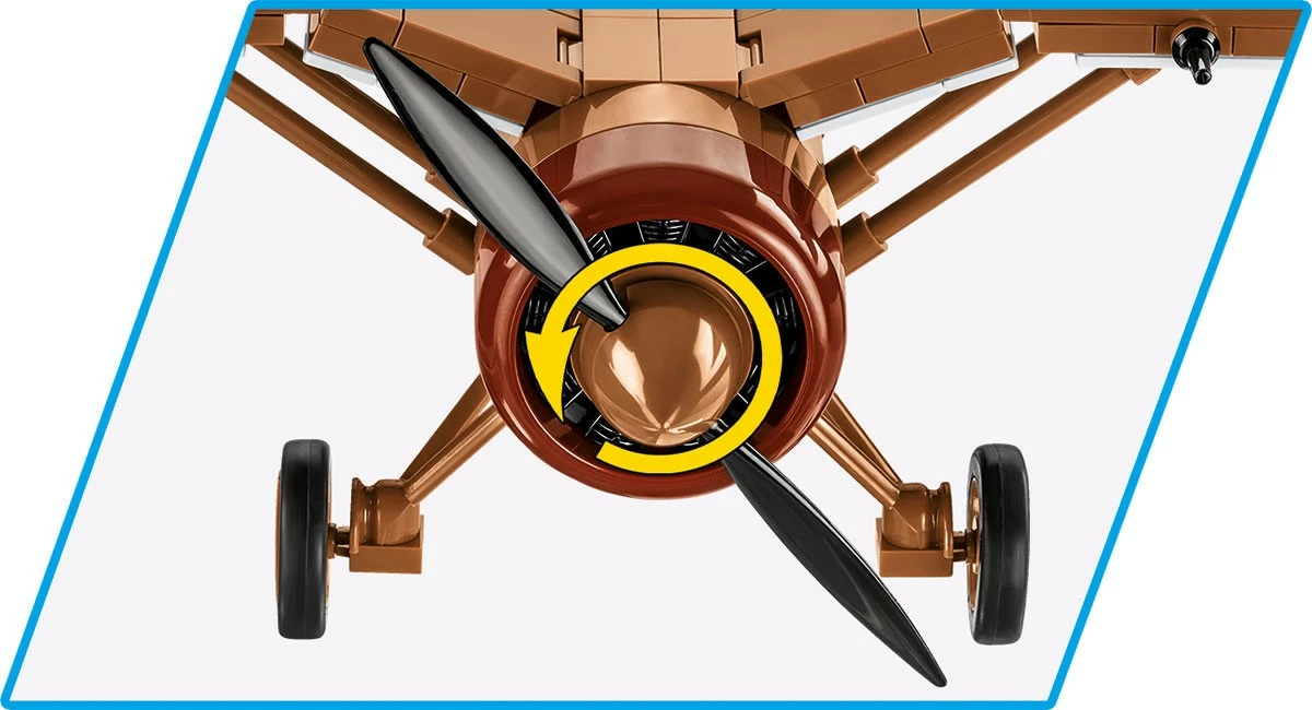 Set blloqesh Cobi PZL P.11c, Historical Collection, 320 pjesë, me figurë, Kafe