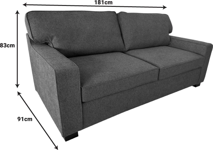 Divan-dyshek dy ulëshe Polaris, ngjyrë kaki, 181x91x83cm