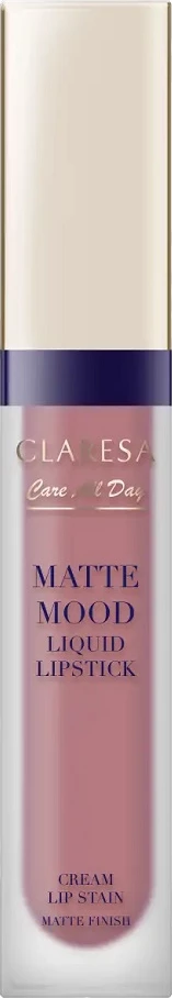 Buzëkuq i lëngshëm Claresa Matte Mood 01 Joyful për femra, 7ml