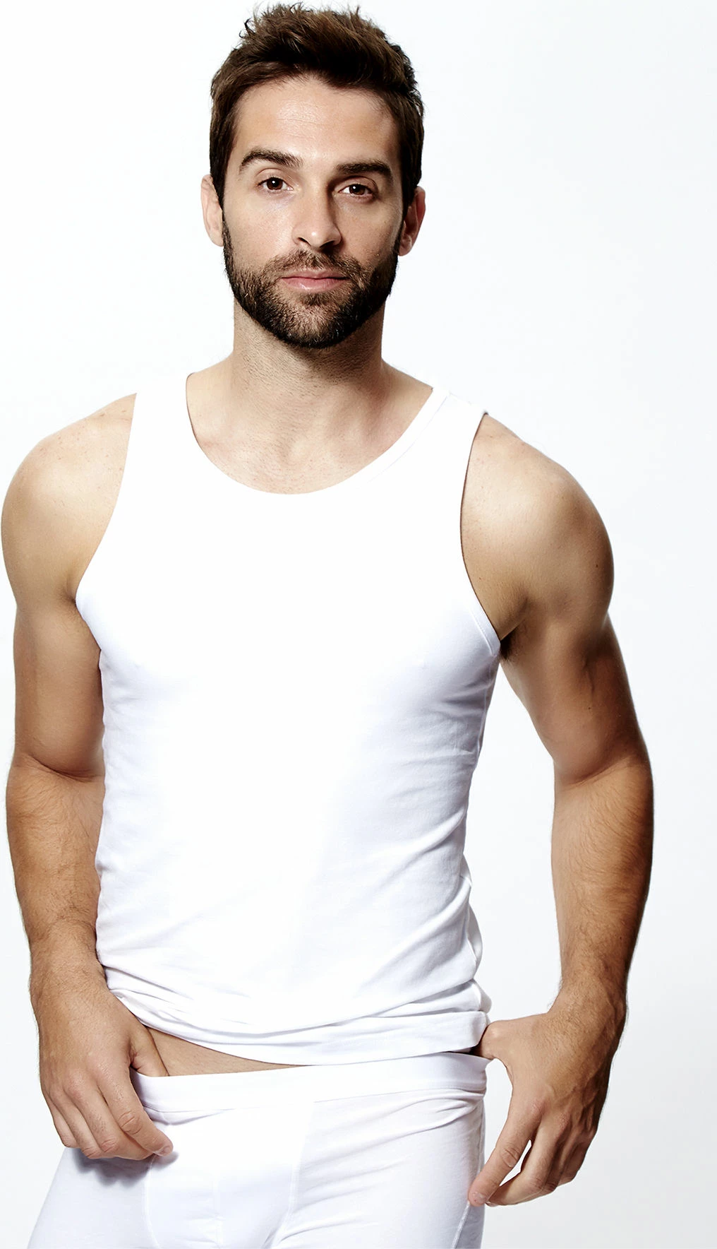 Fanellë e brendshme për burra, e bardhë, Jumeon, 002-000101