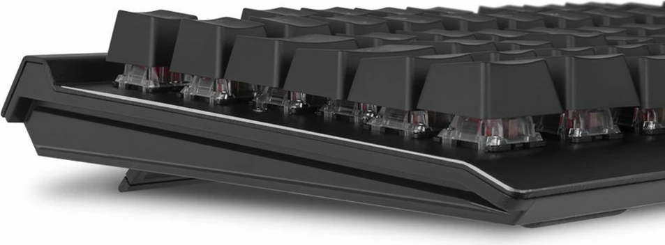 Tastierë mekanike Sharkoon SKILLER SGK40, RGB LED, Full-size, E zezë