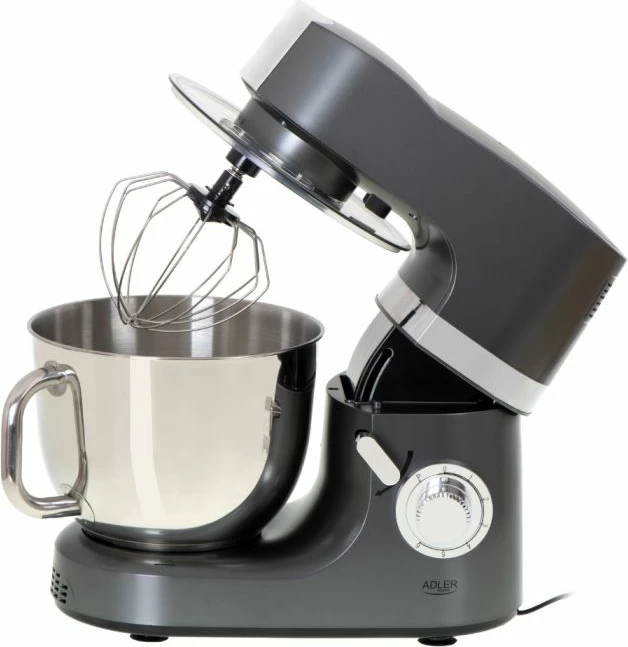 robot kuzhine planetar Adler AD4221, 2200W, tas 7L, me mulli mishi, inox/gri