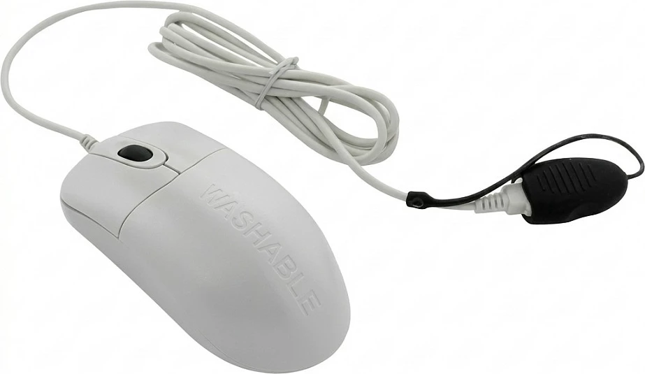 Maus Seal Shield Silver Storm, USB, me kabllo, i larshëm, i bardhë