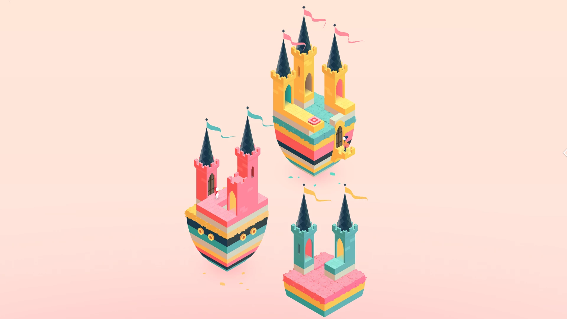 Lojë PS5 iam8bit Monument Valley: The Trilogy, edicion fizik me 6 kartolina arti