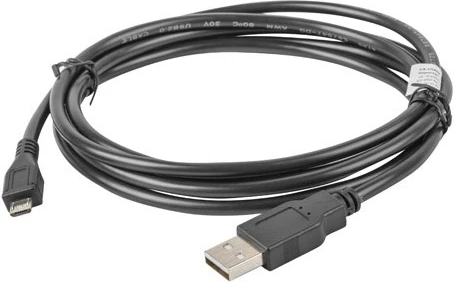Kabllo Lanberg CA-USBM-10CC-0018, e zezë