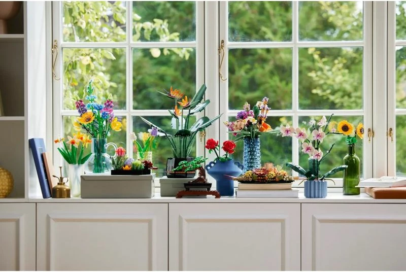 Set LEGO Botanical Collection lule dielli