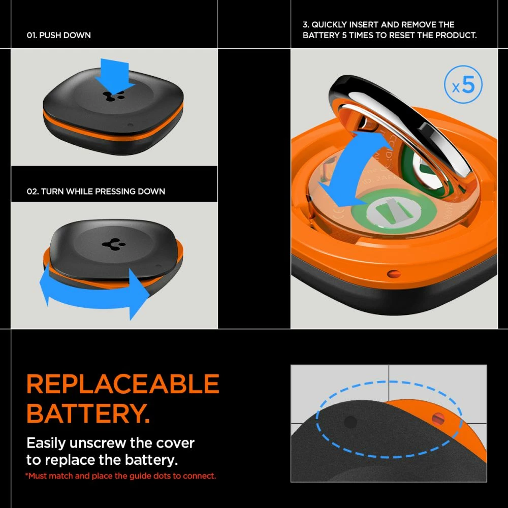 Tracker Spigen TagMe Locator, i zi