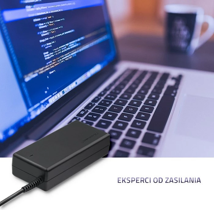 Karikues laptopi Qoltec 50071, 90W, i zi