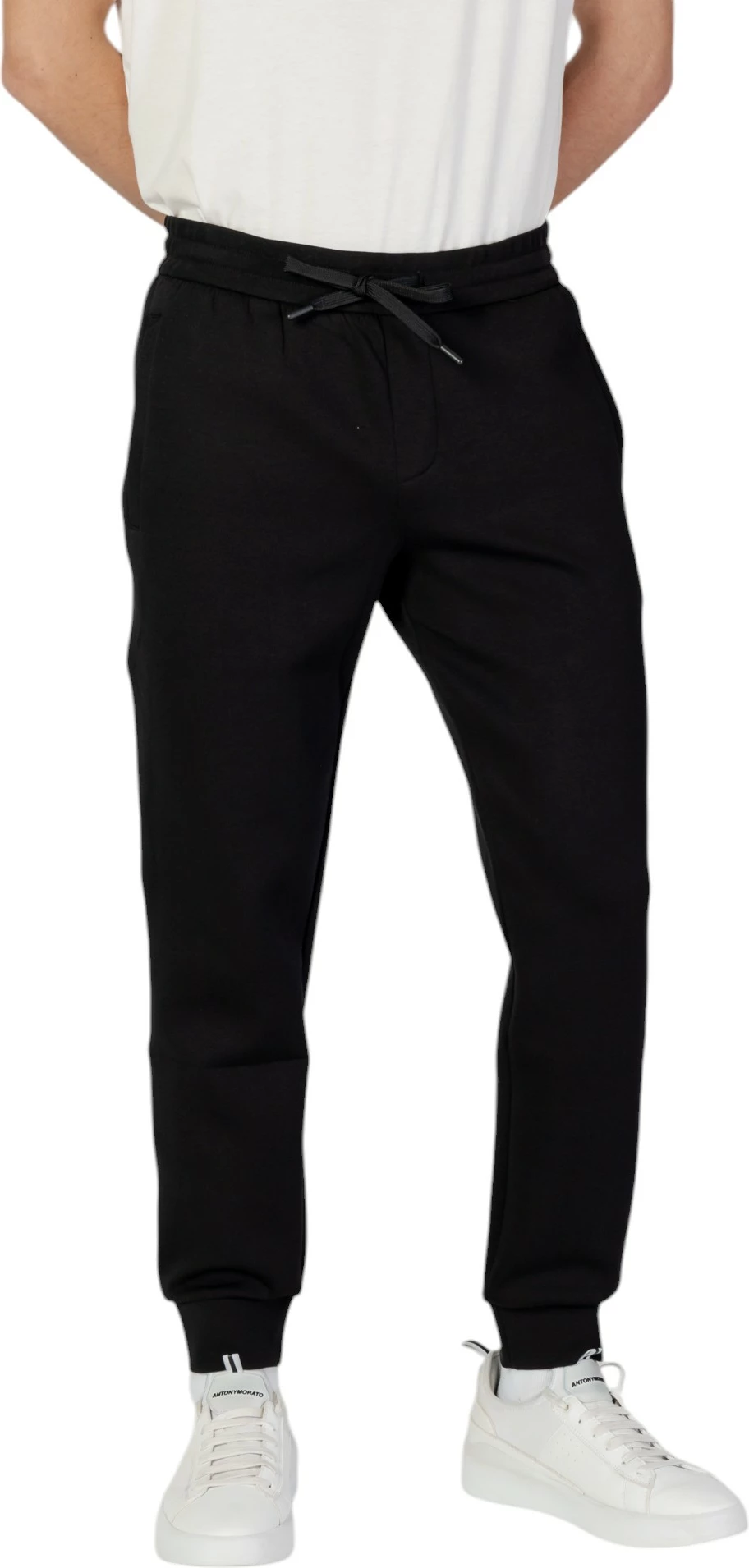 Pantallona sportive për meshkuj Armani Exchange XM000373 AF10818, të zeza [Madhësia: L]